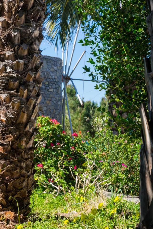 Authentic Cretan Stone Windmill Villa Sitía Exterior foto